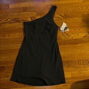 Abercrombie & Fitch One Shoulder Traveler Mini Dress